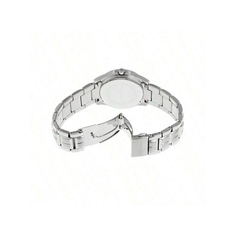 Casio SHEEN Series Watch SHN-3013D-1ADF, with Stainless Steel Bezel Set with Diamonds