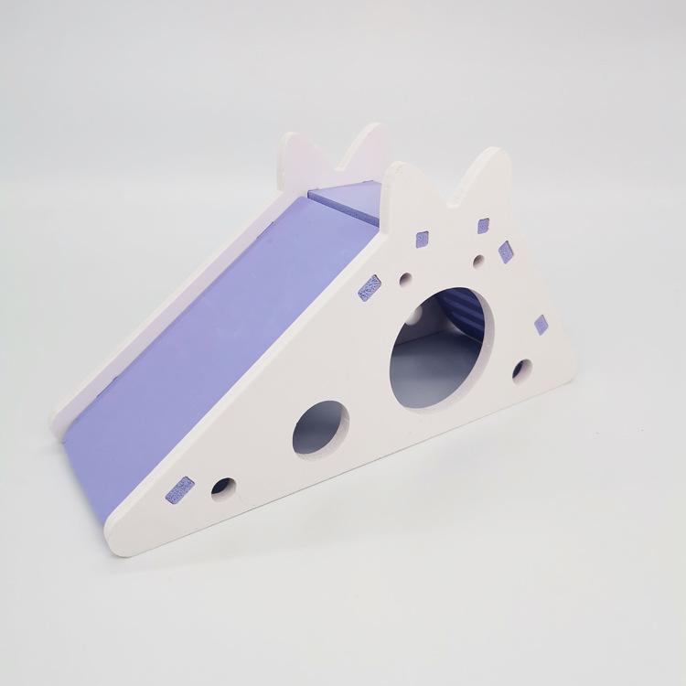 Hamster Toy Den Slide House PVC Colored House Sleeping Golden Bear Shelter House Landscaping Climbing Ladder Villa All Seasons