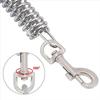 Durable Flexible Double Head Pet Wire Rope with Spring Heavy-Duty Dog Tie Out Cable 3M Steel Buckle Long Leash Pet