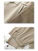 Women's Yellow Retro Narrow Straight-Leg Draping Pants - Spring/Autumn 2025 Collection