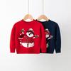 New Children's Christmas Sweater Collection: Girls' and Boys' Autumn/Winter Cartoon Pullover Knitwear