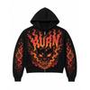 2026 Stand-Up Collar Unisex 3D Printed Hooded Sweatshirt Casual Loose Fit Long Sleeve Pullover Youth