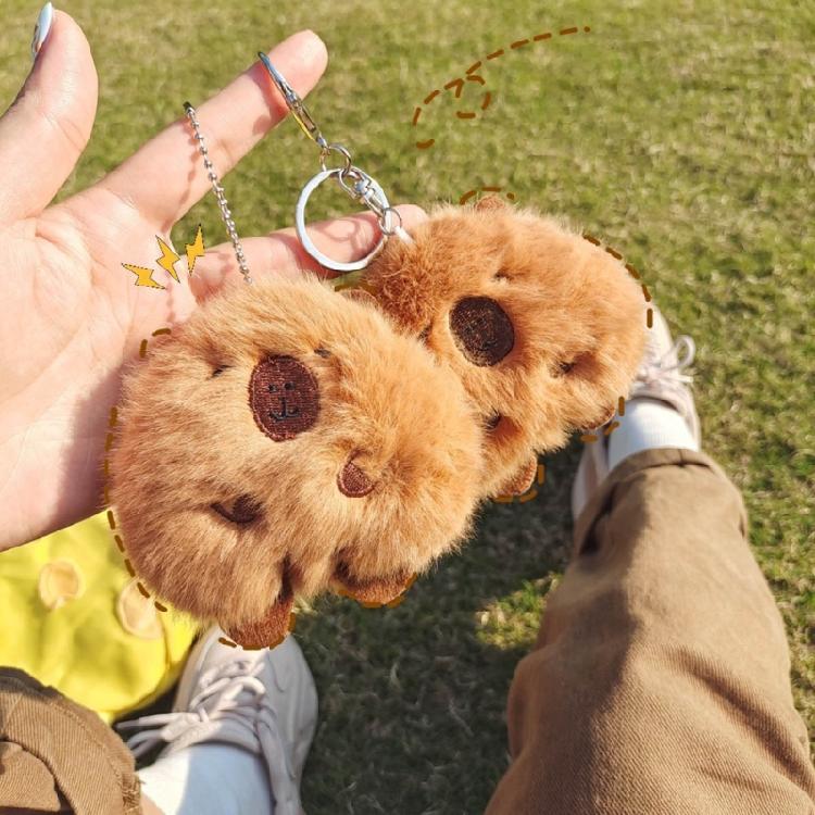 Guinea Pigs Pendant Plush Keychain Purse Bag Charm Stuffed Backpack Decoration