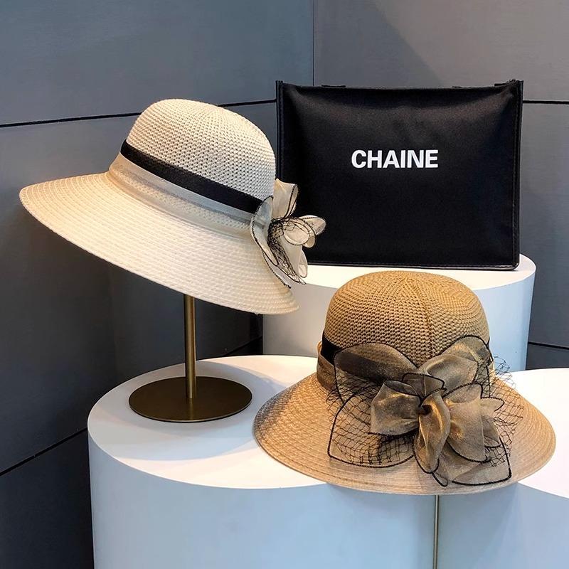 Sun hat women's sunscreen fashion high sense Eugen salute hat summer outdoor travel seaside shade beach hat