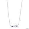 Kiss DI-SN1418CZ Disney Collection Stitch Silver Womens Necklace 40cm