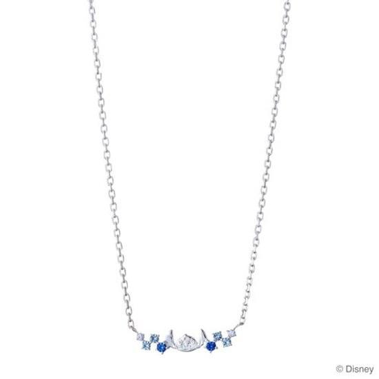 Kiss DI-SN1418CZ Disney Collection Stitch Silver Womens Necklace 40cm