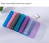 Eco-friendly PVC Anti-slip Bathtub and Shower Mat with Suction Cups