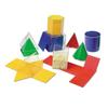 Learning Resources Folding Geometric Shapes(TM) Transparent 3D Shapes & Folding Diagrams LER 0921