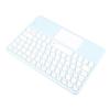 Touch Wireless Keyboard Round Keycaps Ergonomic Design Ultra Thin Smart Touch Wireless Keyboard for