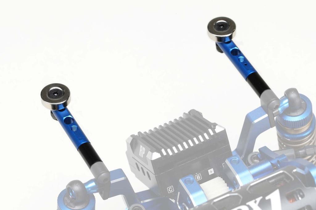 Yokomo Magnetic Rear Body Mount (Blue) Universal ZS-016MGRBL