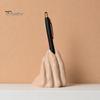Stable Base Pen Cup Funny Hand Gesture Holder for Desk, 3D Printed Desktop Novelty Pencil Stand, Organizer Office Accessories