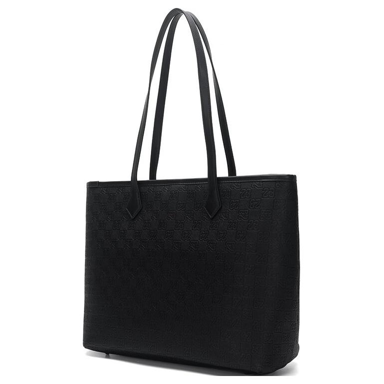 New Jordan Synthetic Leather Tote Bag, Shopping Bag, Handbag Unisex Black JD2443029AD-001