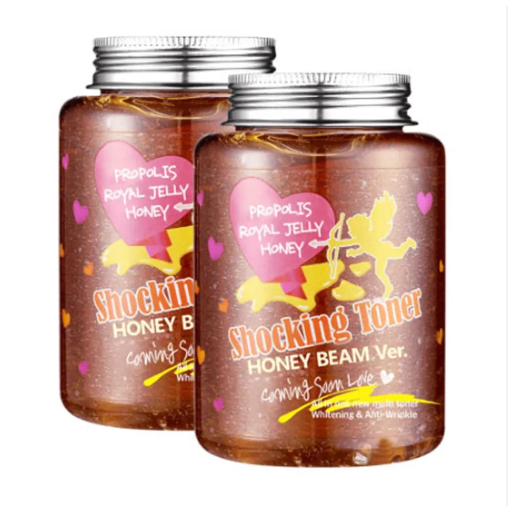 [LABELYOUNG] Shocking Toner Honey Glow Version Honey Glow Moisturizing + Exfoliation All-in-One Hydrating Nourishing Cream 250ml (2 pieces)