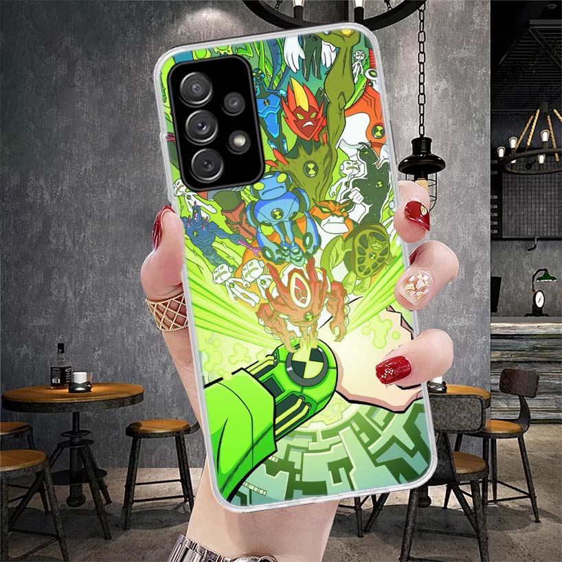 Ben Cartoon 10 Soft Phone Case For Samsung Galaxy A12 A22 A32 A52 A72 A02S A51 A50S A71 A70 A31 A20S Note 20 Ultra S10 A10S Gala