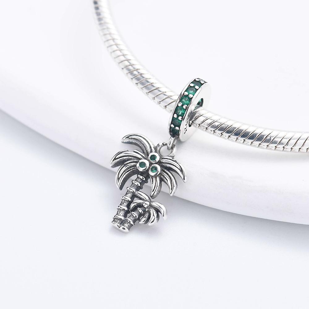 New In Copper Summer Watermelon Coconutariel Charms Bead Fit Original Bracelet Trinketfor Diy Women Jewelry