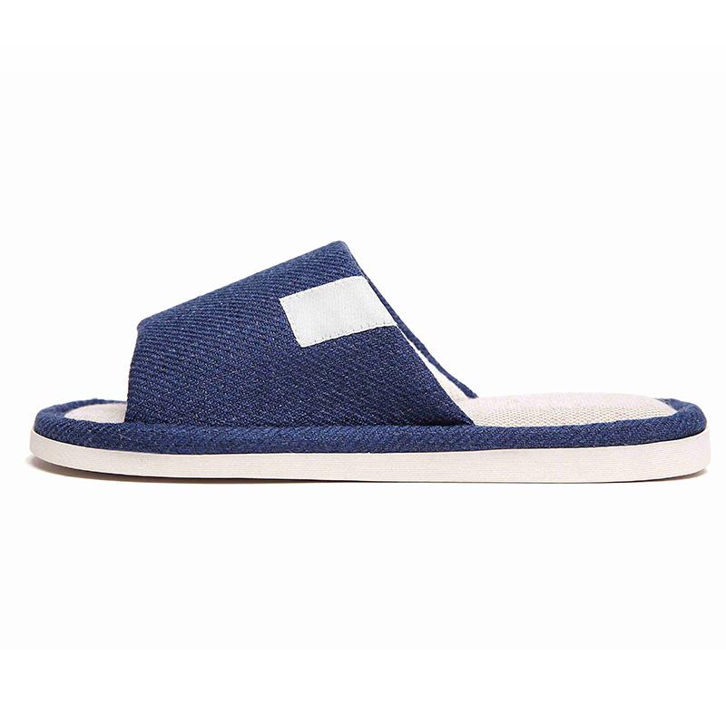 Linen slippers deodorant and non-slip indoor cotton and linen cool slippers women's summer breathable home leisure sandals free shipping