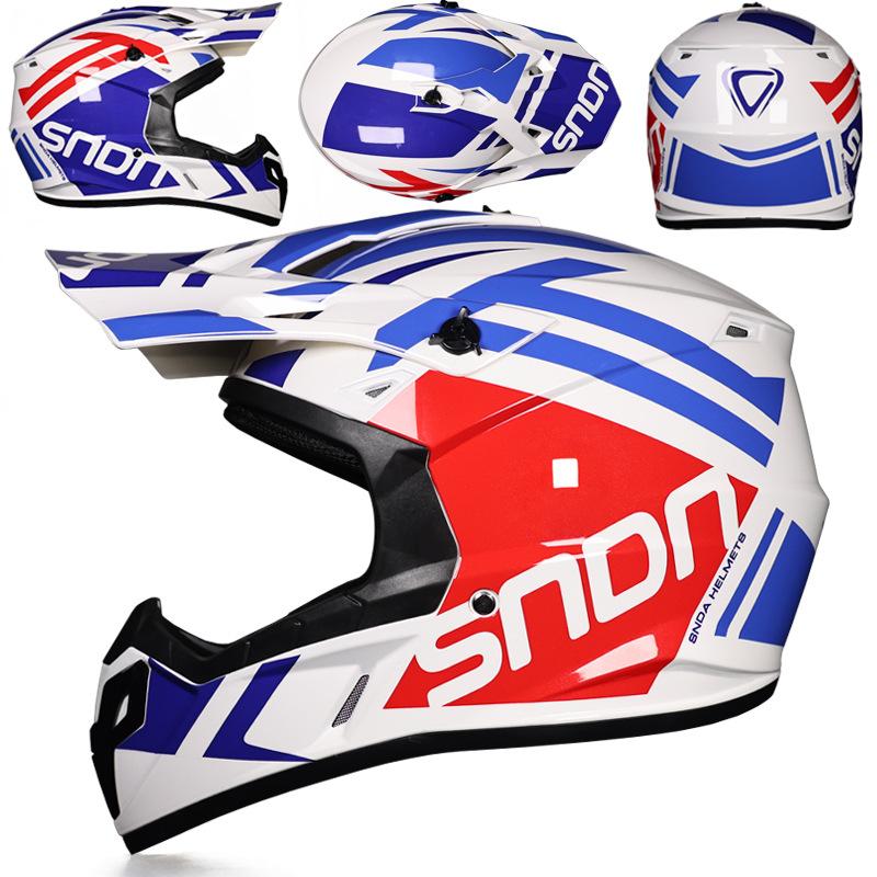 Flash Shield Motorcycle Off-Road Helmet Men's Full Helmet Women's Locomotive Riding Rally Helmet Hard Hat Breathable