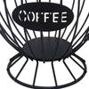 Kaffeekapsel-Becherhalter, ausgehöhlter Kaffee-Aufbewahrungskorb, Obst-Kaffee-Pod-Organizer, Kaffee-Zubehör