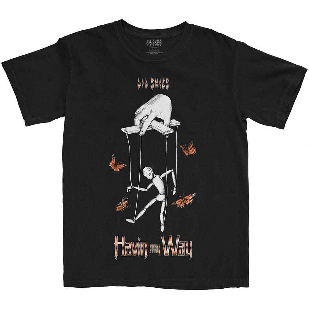 Lil Skies Unisex T-Shirt: Butterfly Puppet (Large) 4XL