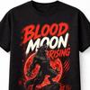 Blood Moon Rising Werewolf Horror Graphic Unisex TShirt