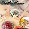 350pcs/bsg Disposable Food Cover Plastic Wrap Sleeves Stretchable Bowl Cover for Leftover Storage Refrigerator Kitchen Organizer