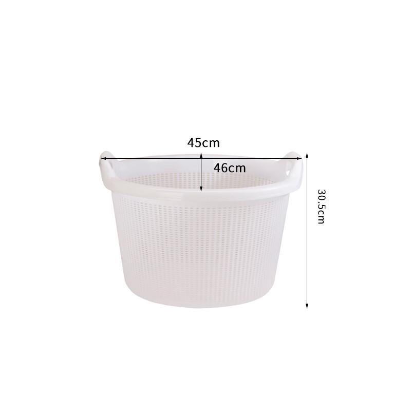 Tall Round Plastic Kitchen Drain Basket Set
