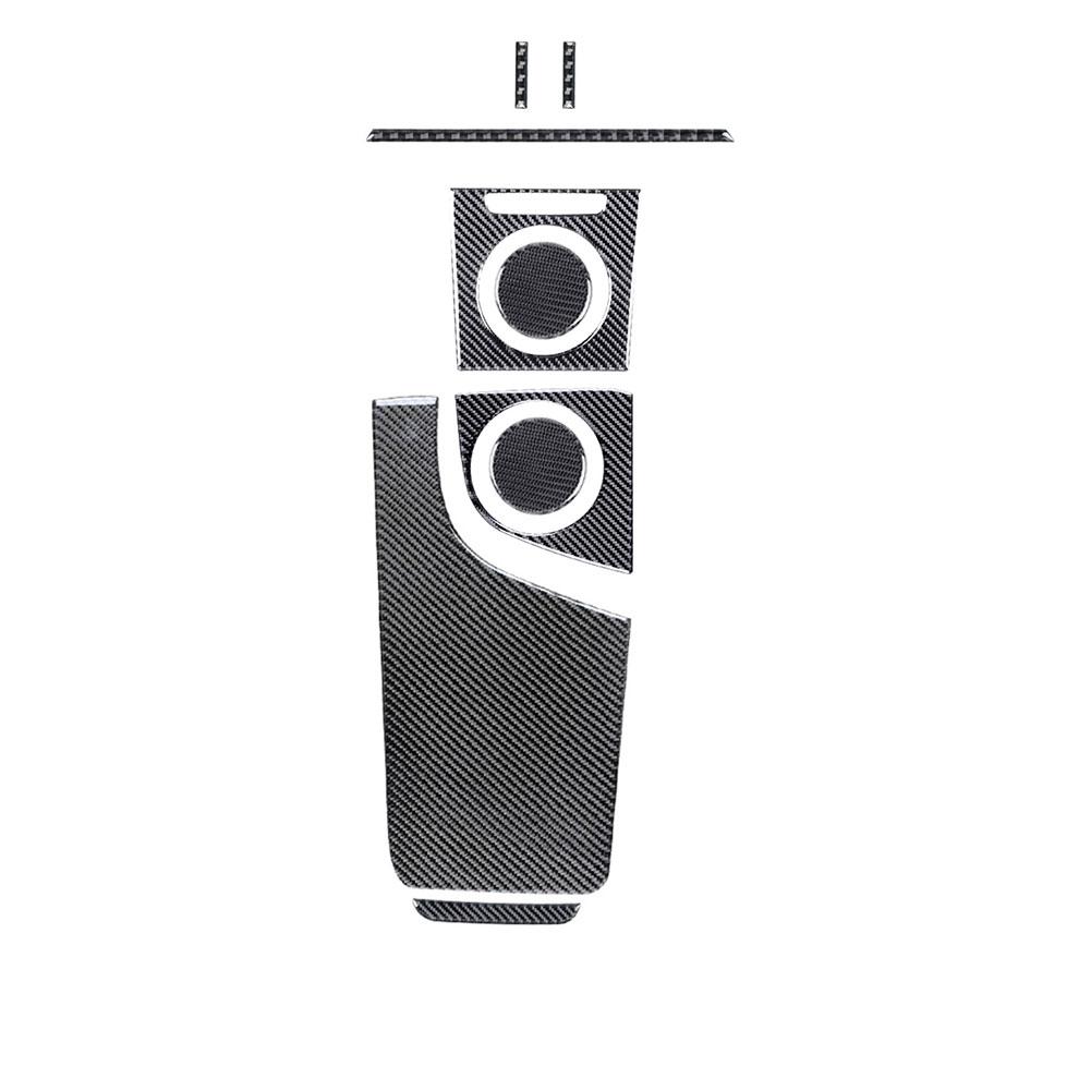 Black Car Interior Decoration Protection Carbon Fiber Sticker For Porsche Taycan 2019-2025 Auto Styling Accessories