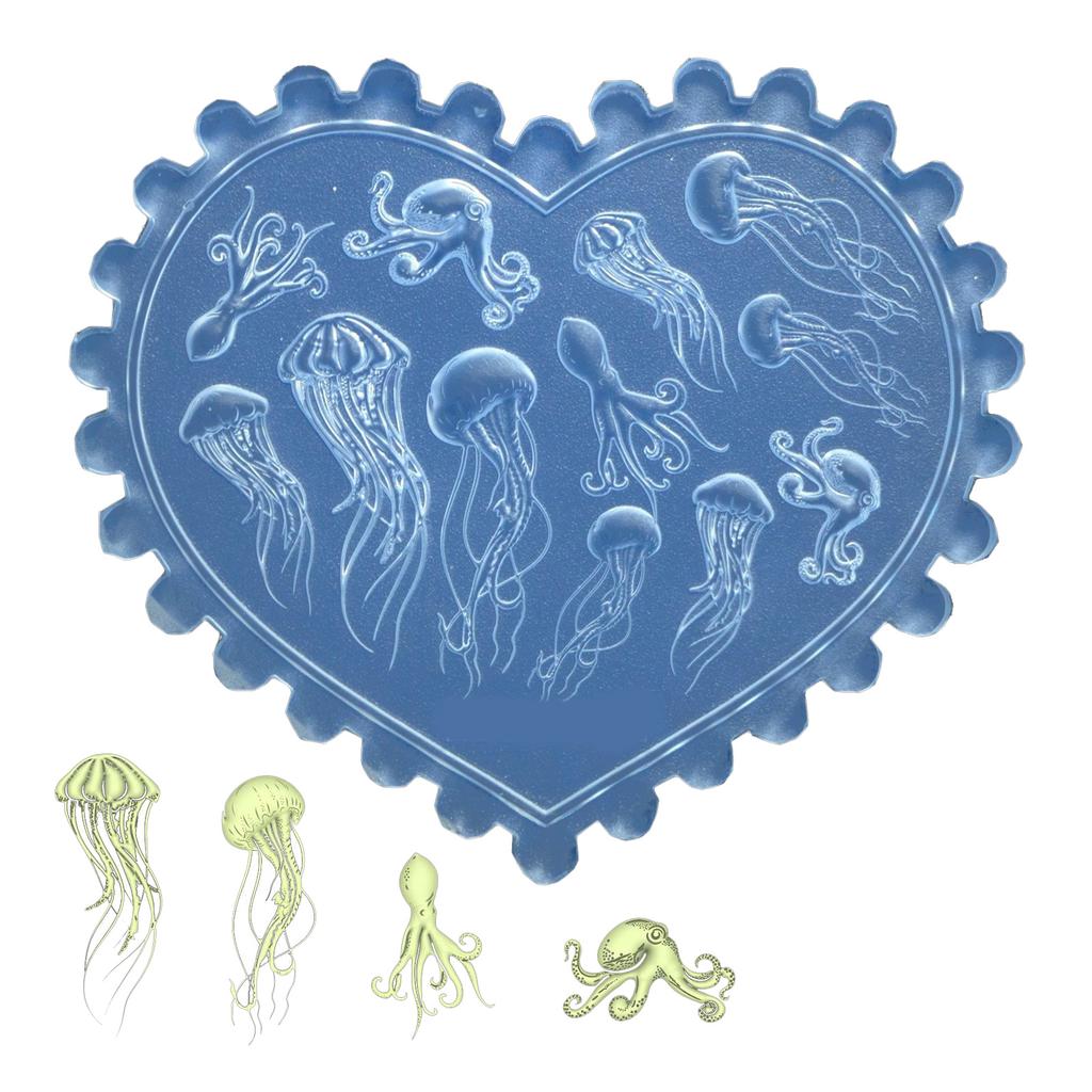 Silicone 3D Nail Embellishment Molds Various Shape Small Accessories Crafting Molds Present for Beauty Enthusiasts