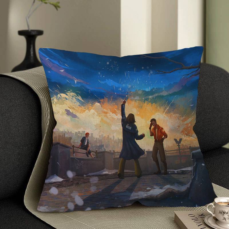 Disco Elysium Game Personalized Pillow Cover Kids Bedroom Wild Party Decor Pillowcase kid Birthday shower Gift
