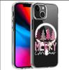 Merry Christmas Magnetic Transparent Case for iPhone 14/15/16/17 Pro Max – Full Coverage