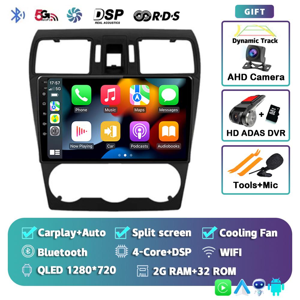 Android 14 Carplay Car Radio For Subaru Forester 4 WRX SJ XV 2012-2015 Multimedia Video Player Navigation Stereo Head Unit 2din