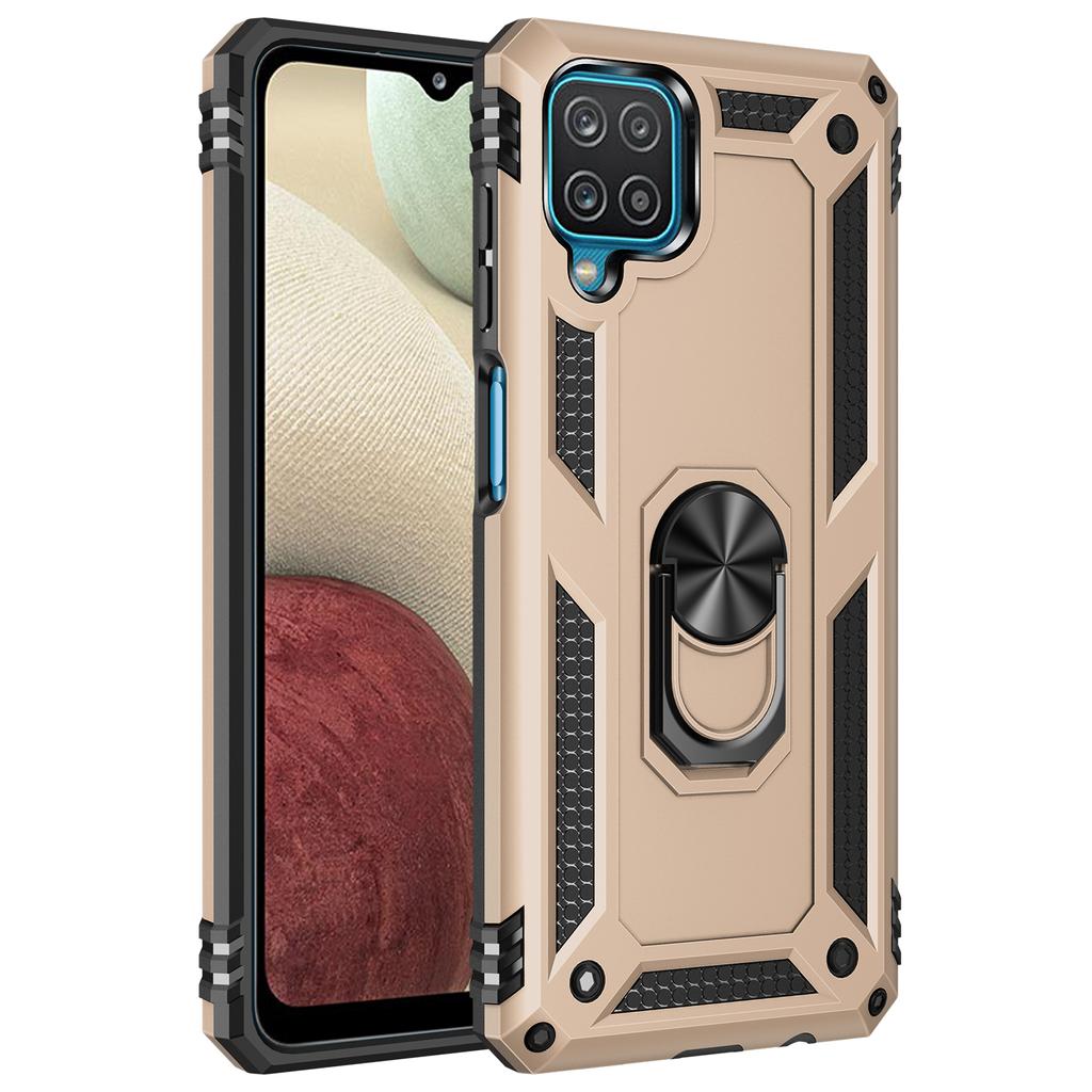 Ring Holder Case For Samsung Galaxy A12 SM-A125F/M/N M12 F12 A M F 12 Shockproof Cover For Galaxy A12 Case Samsung A12 M12 F12