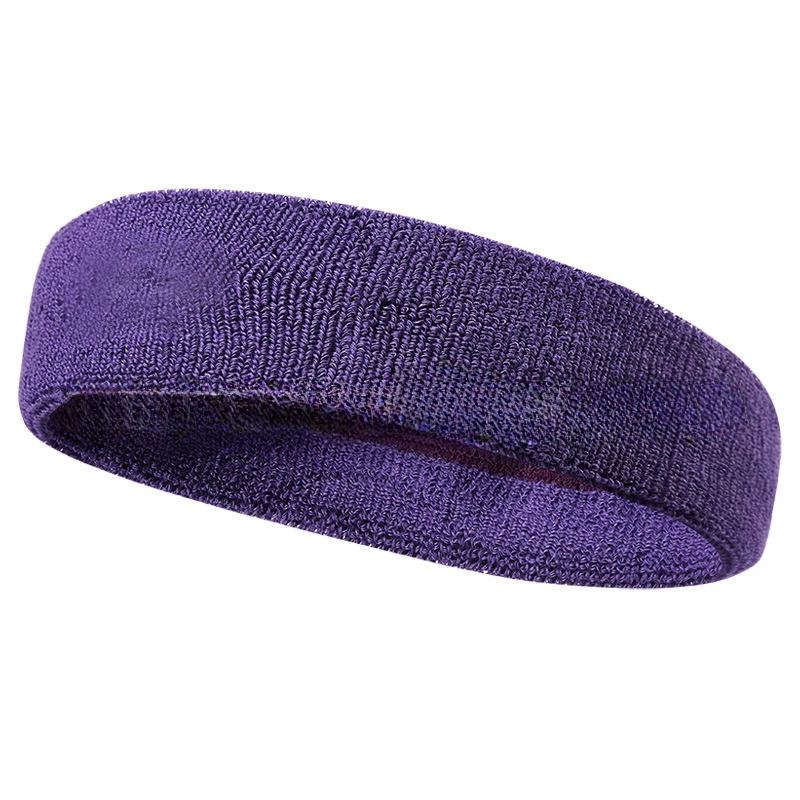 Pure Color Sports Headband Running Headwear Sweat-Absorbent Headband Basketball Antiperspirant Belt Fitness Sweat Guide Belt