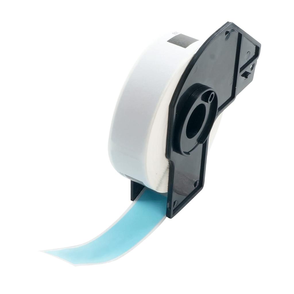 BETCKEY Thermal Paper Brother Label Printer Roll Compatible Label Stickers BROTHER 17x87mm 300 Sheets Compatible with 6 Pieces Blue DK-1203 QL-550