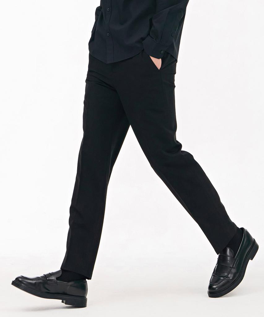 CHASECULT Men'S Tapered Side-Banding Slacks - Black