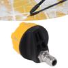 Pressure Washer Spray Nozzle 6 in 1 Multifunctional Adjustable Nozzle 1/4 Plug Interface Connect Tip Black and Yellow