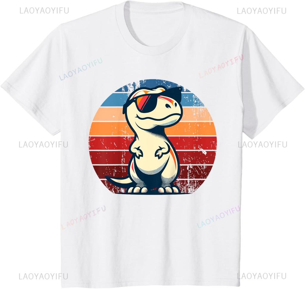Dinosaur T-Rex Retro Novelty Men Kids Women Funny Dinosaur T-Shirt Print Original Design Gifts T Shirts Funny Shirt Camiseta
