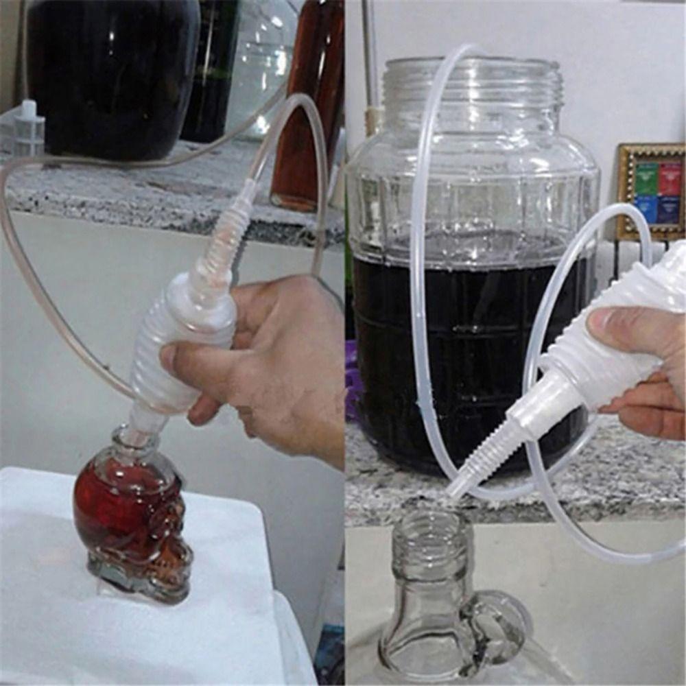 1Pcs Plastic Brewing Siphon Hose 2M Alcohol Distiller Filter Tube Wine Extractor  Kitchen Supply