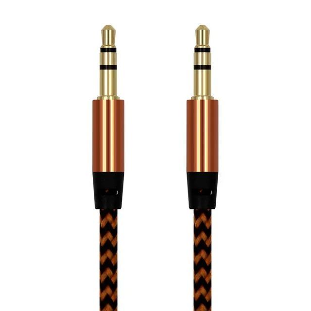 Aux Cable 1M Jack 3.5mm Audio Cable 3.5mm Speaker Cable Male To Male Car Aux Cord for JBL Headphone Iphone Samsung AUX Cord