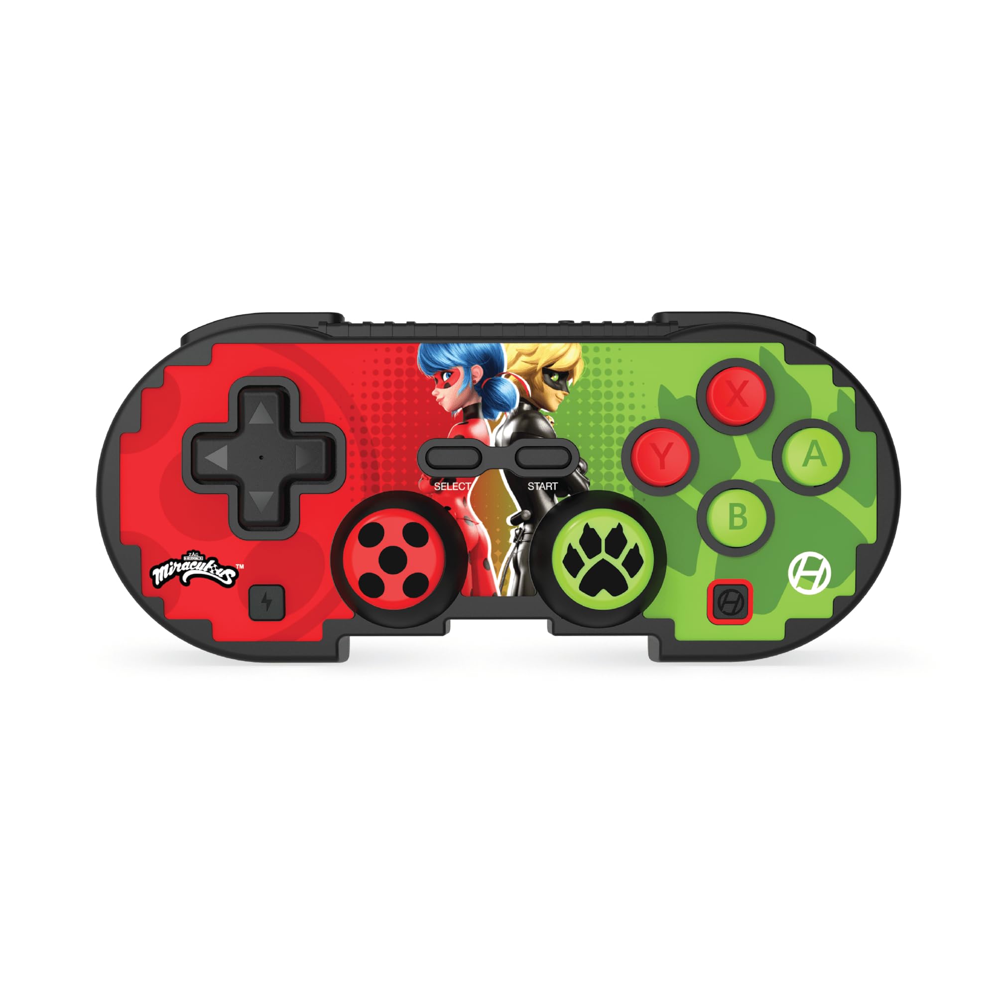 

Hyperkin Pixel Art Bluetooth Wireless Game Controller Retro Special and Turbo Function Official Miraculous Cat Compatible with Nintendo Switch and iOS