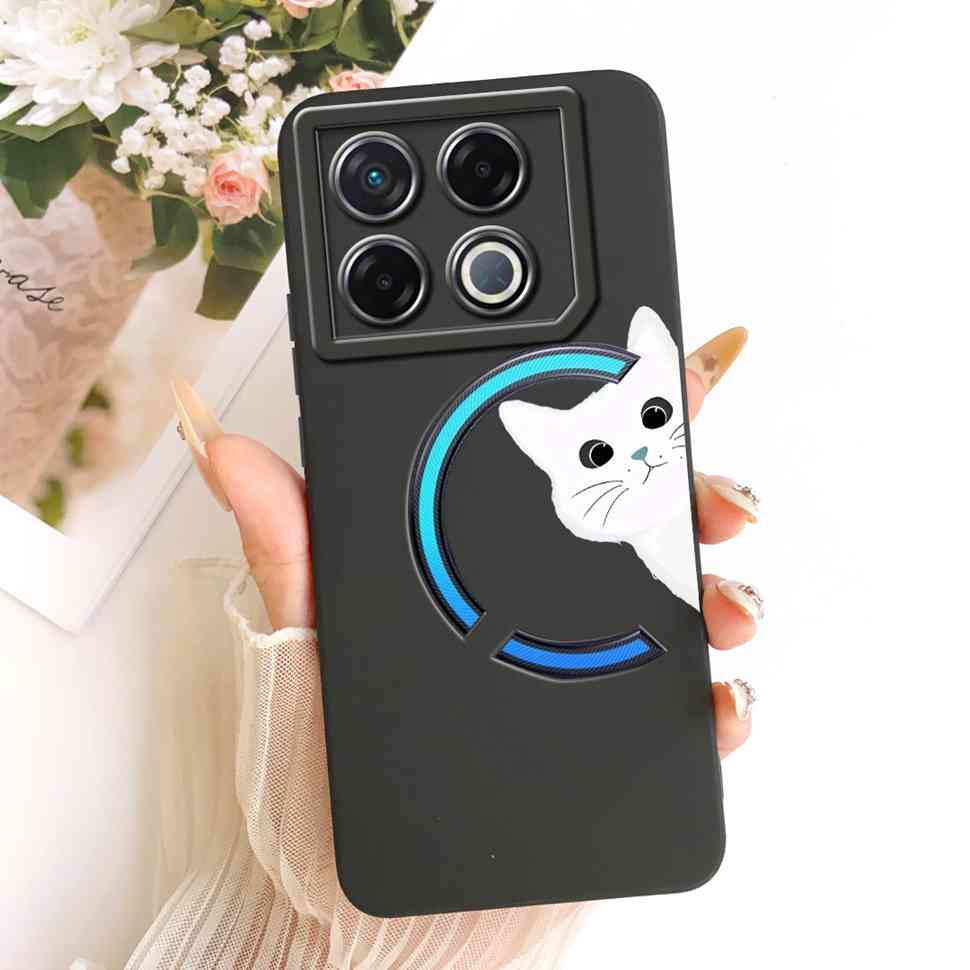 For Infinix GT 20 GT20 Pro Case Lucky Cute Cat Rabbit Cartoon Pattern Back Cover For Infinix GT 20Pro X6871 Phone Shell Coque
