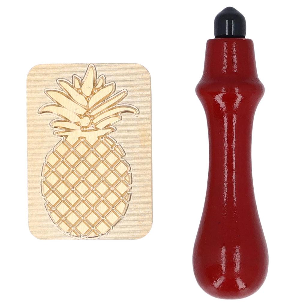 Stamp Copper DIY Ice Branding Stamp with Wooden Handle for Cocktail Whiskey Drinks Bar Wedding Ice Stamp  Stamp
