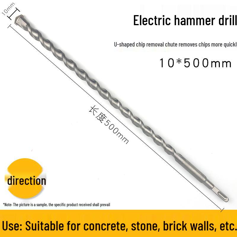 Round & Square Shank Concrete Hammer Drill Bit for Wall Drilling