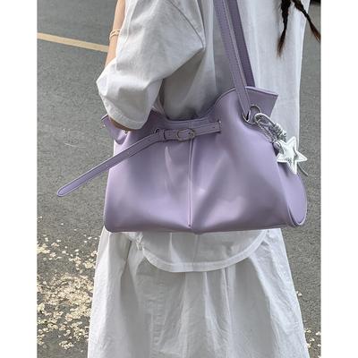 Sophisticated Underarm Bag - Simple Business Tote Bag with Large Capacity and Single Shoulder Strap