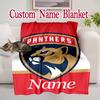 1pc Comfortable Home Print Throw Blanket, Florida Panthers (3) Blanket For Bed and Sofa Use, Special Present For Family