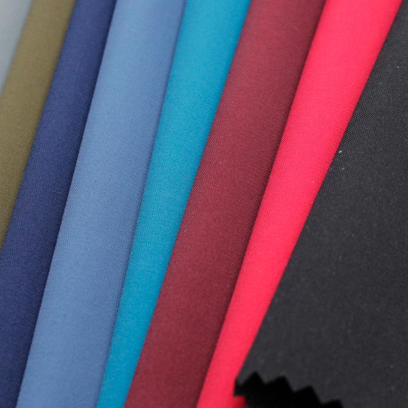 Waterproof T400 Polyester Stretch Fabric for Autumn & Winter School Uniforms - Matte Finish