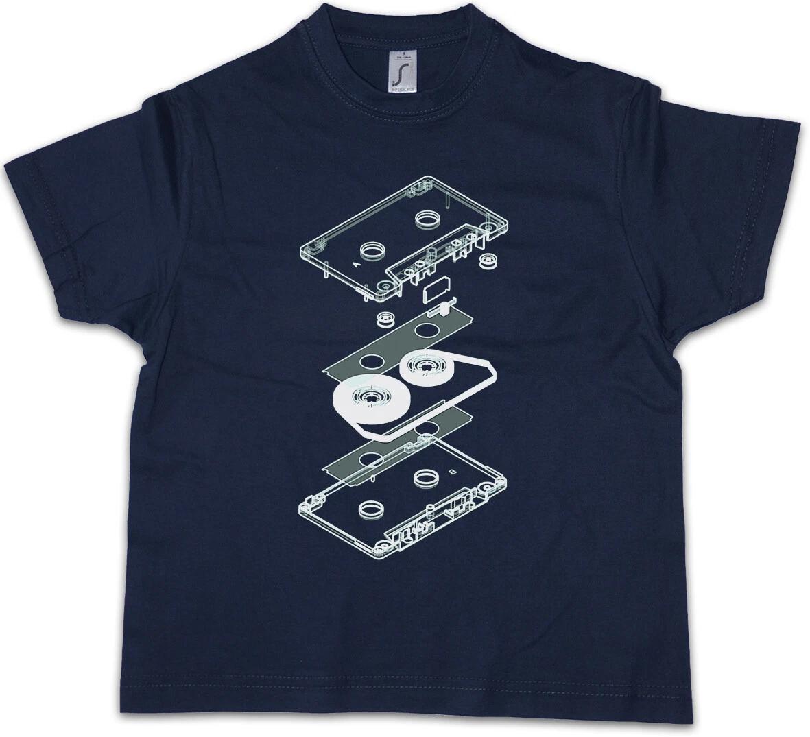 EXPLOSION AUDIO CASSETTE Kids Boys kids boys T-Shirt Retro DJ MC Music Tape Player CD 140
