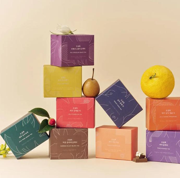 Osulloc Premium Tee-Kollektion – 9 Sorten, 90 einzeln verpackte Teebeutel