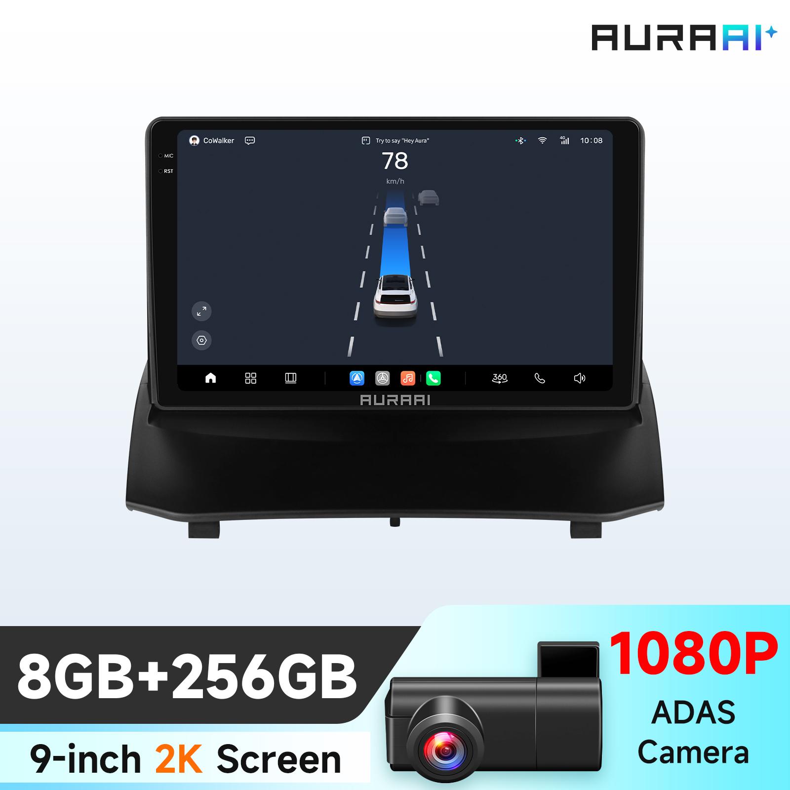 

Hizpo 2K Screen Wireless Apple Carplay Android Auto for Ford Fiesta VI SYNC Car Radio Infotainment Multimedia IntelligentPlayer GPS Bluetooth Stereo S8 8Core 8G 256G 9inch ADASC2