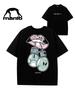 Bawełniany T-shirt Oversize Manto Graphic